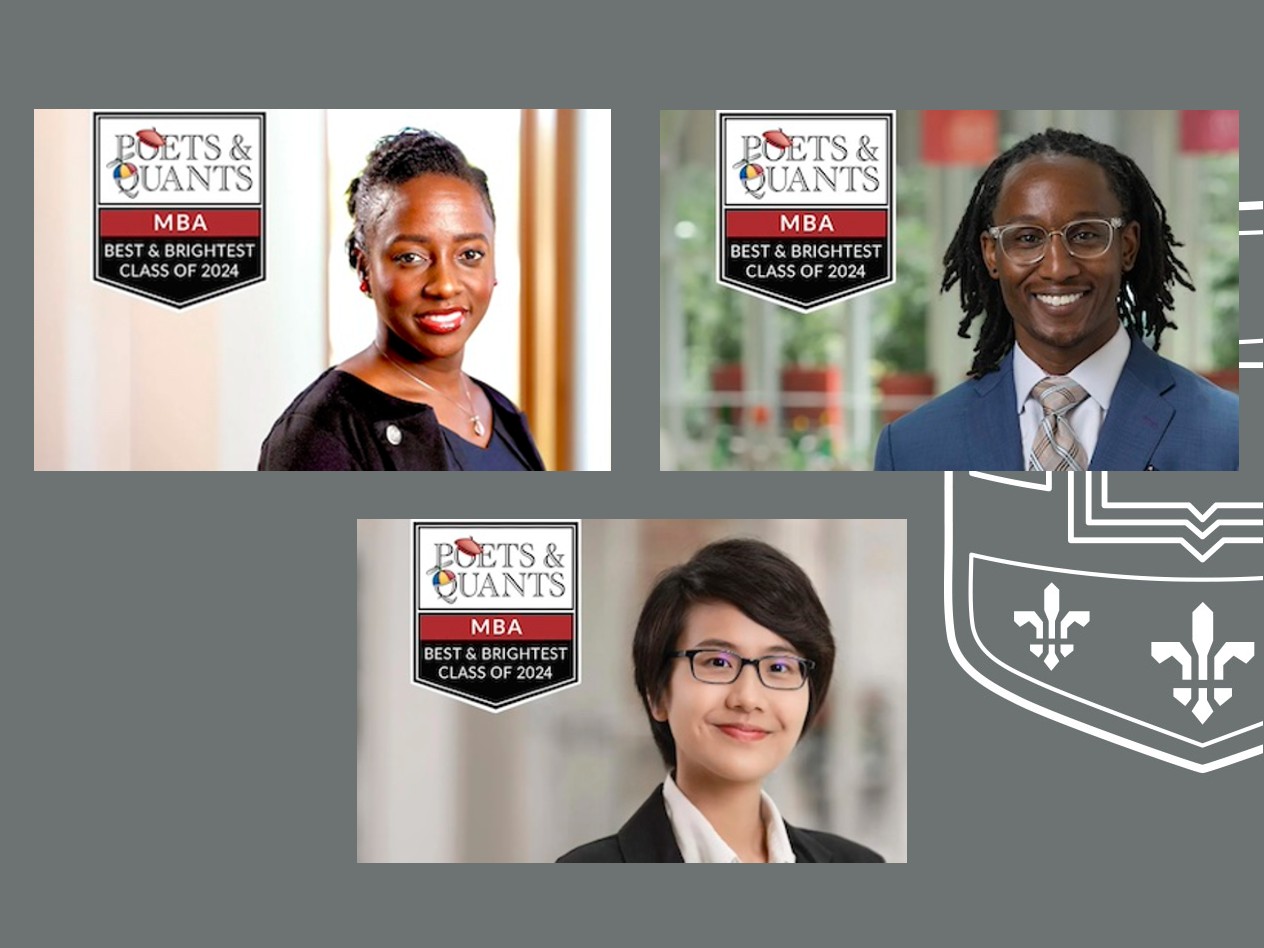 Poets&Quants names three Olin MBA students among best and brightest