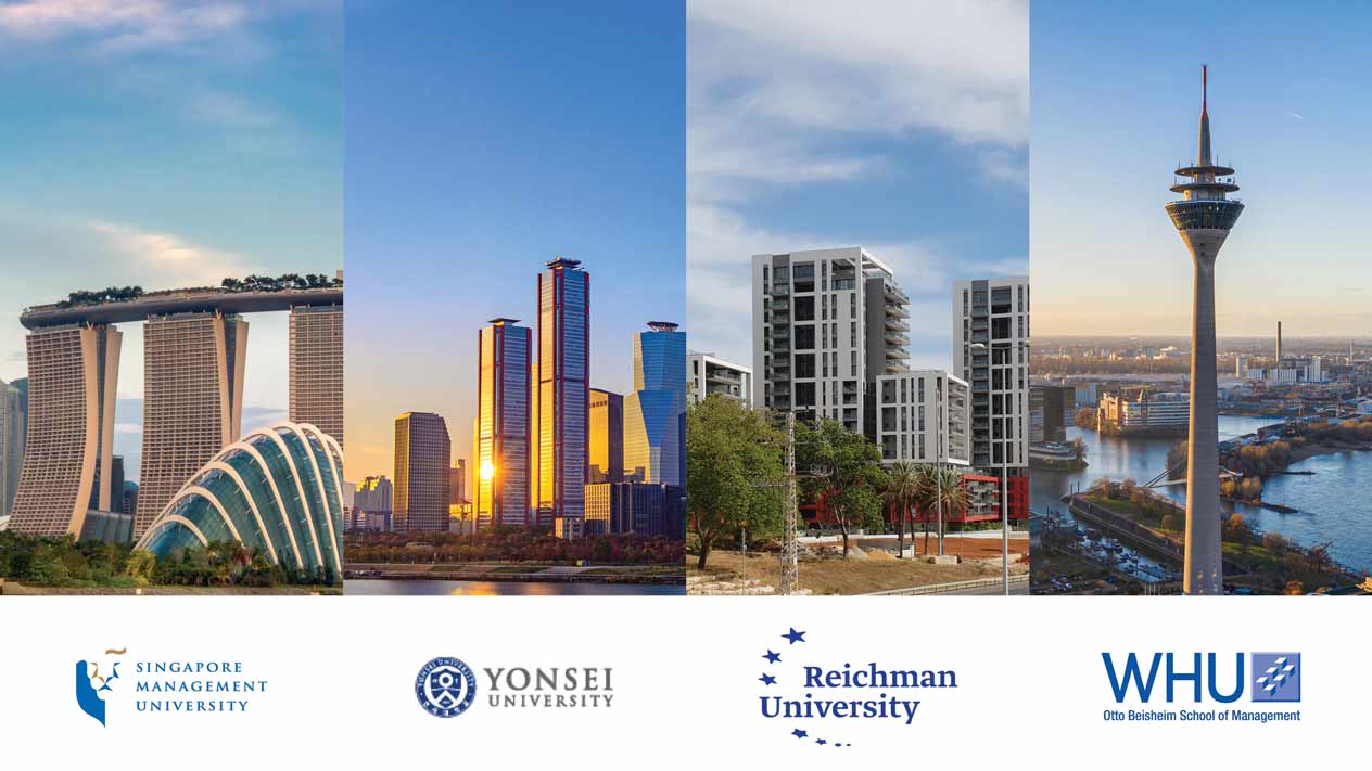 Olin's GMF partner universities in Singapore, South Korea, Israel, Germany