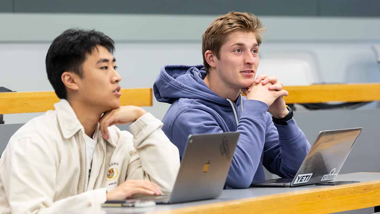 Students in an accounting class