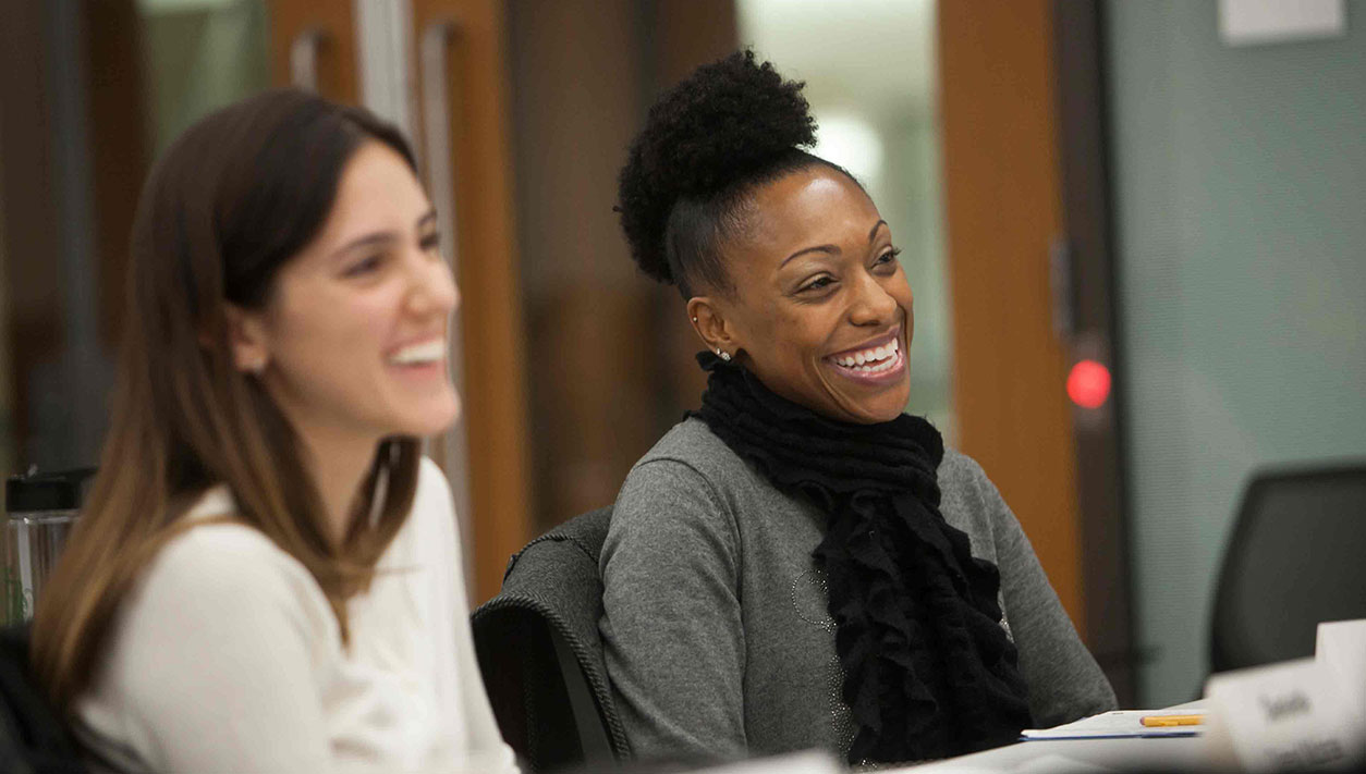 Women attending the Womens Leadership Certificate Courses at Olin School of Business
