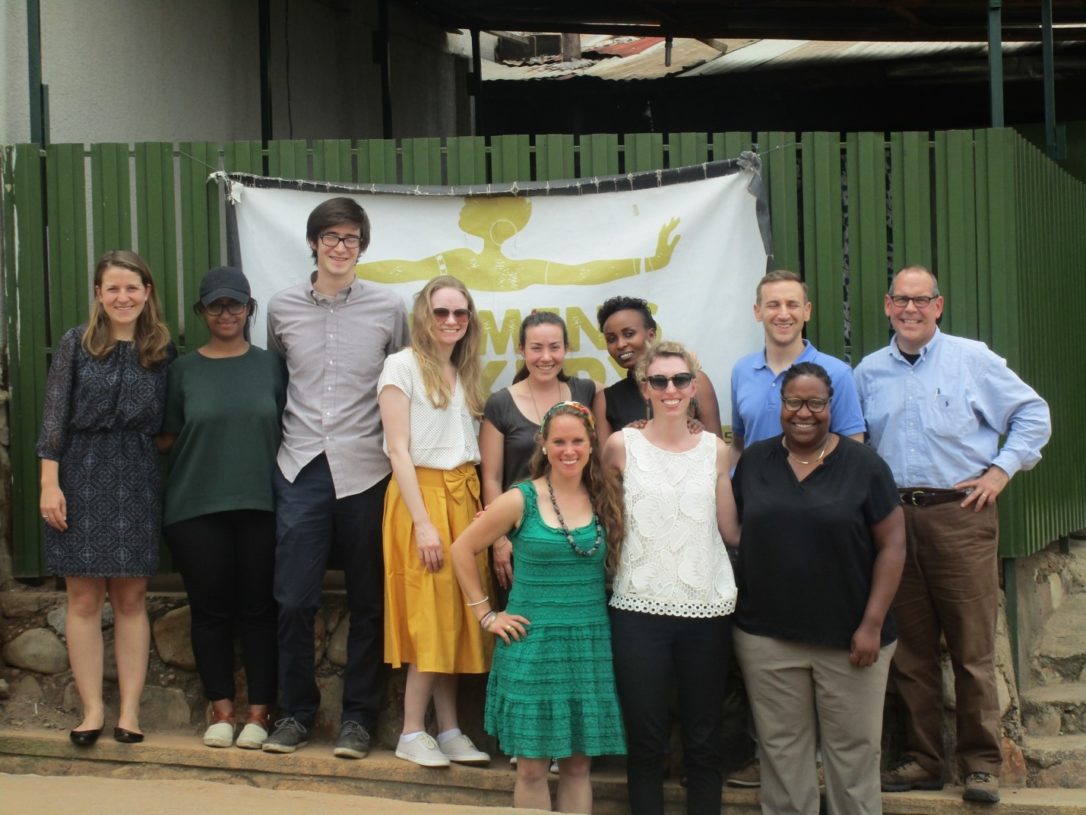 Nelson with the CEL Practicum team consulting with The Women’s Bakery in Remera, Rwanda.
