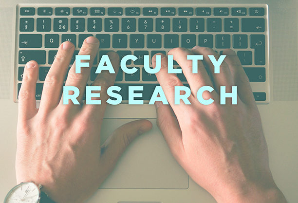 Faculty research graphic