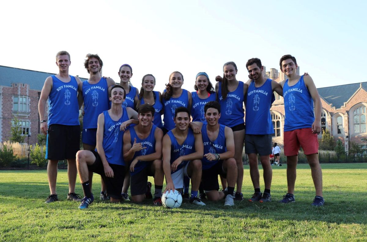 Laura Glanz, BA ’21 is a strategy fellow at Bear Studios LLC. Pictured above: The author with her intramural soccer team composed of first-year students. Laura is in the top row, fourth from right.