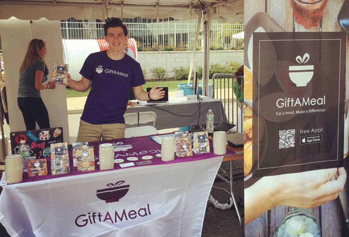 Jacob Mohrmann, BSBA’16, chief marketing officer of GiftAMeal