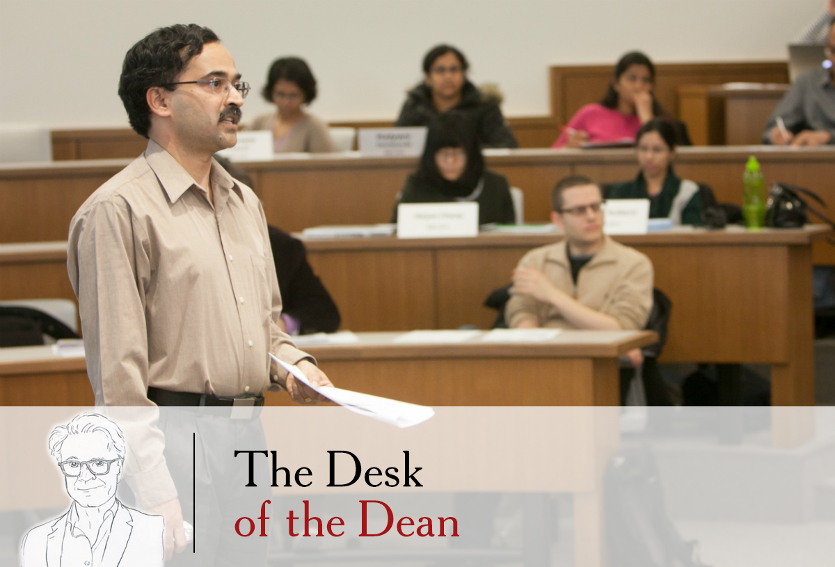 Seethu Seetharaman teaches business analytics courses and is director of the master of science in business analytics. He is also director of the Center for Analytics and Business Insights.