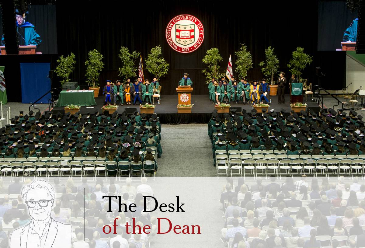 WashU Graduation - Desk of the Dean