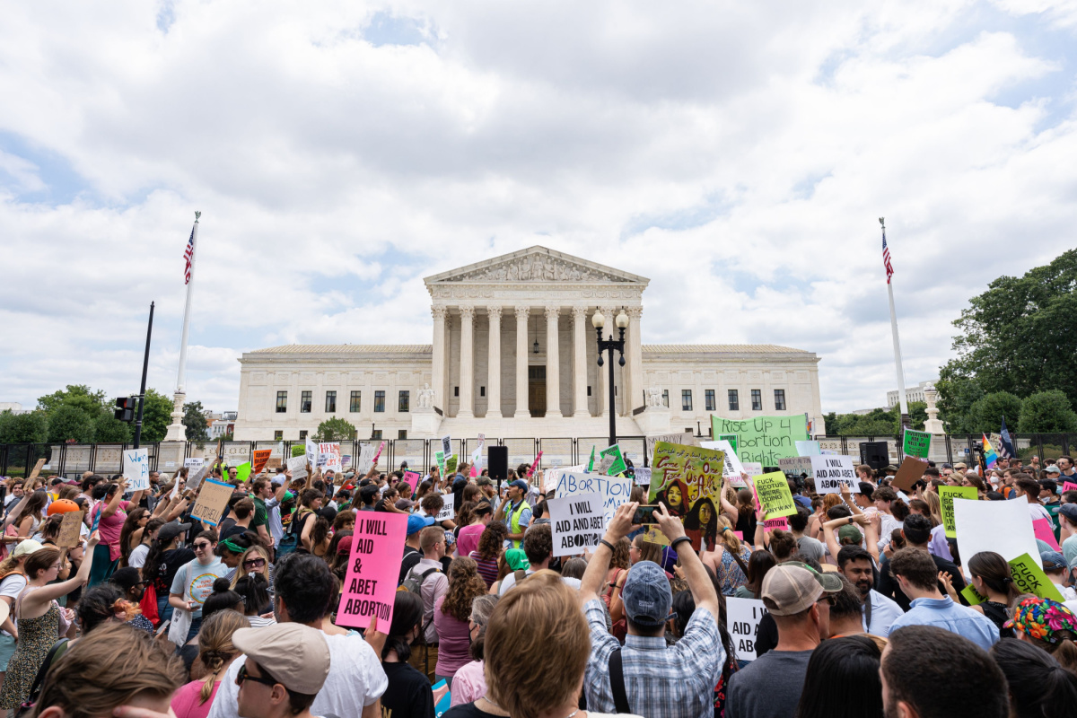 Protest in front of the Supreme Court of the United States