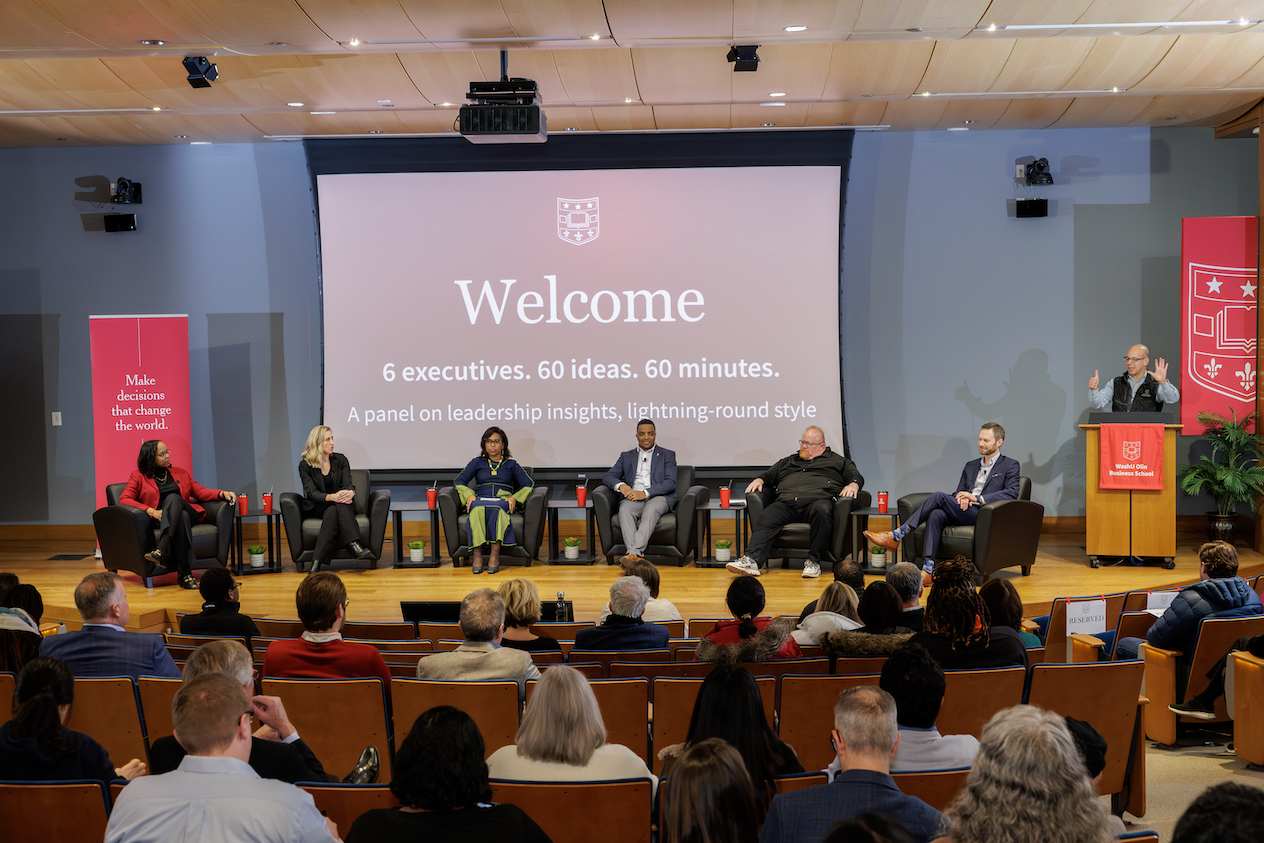 300+ people gather for Olin’s popular event '6 executives. 60 ideas. 60 minutes.'