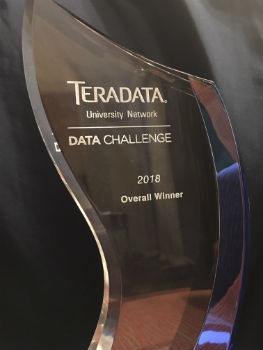 Teradata competition trophy