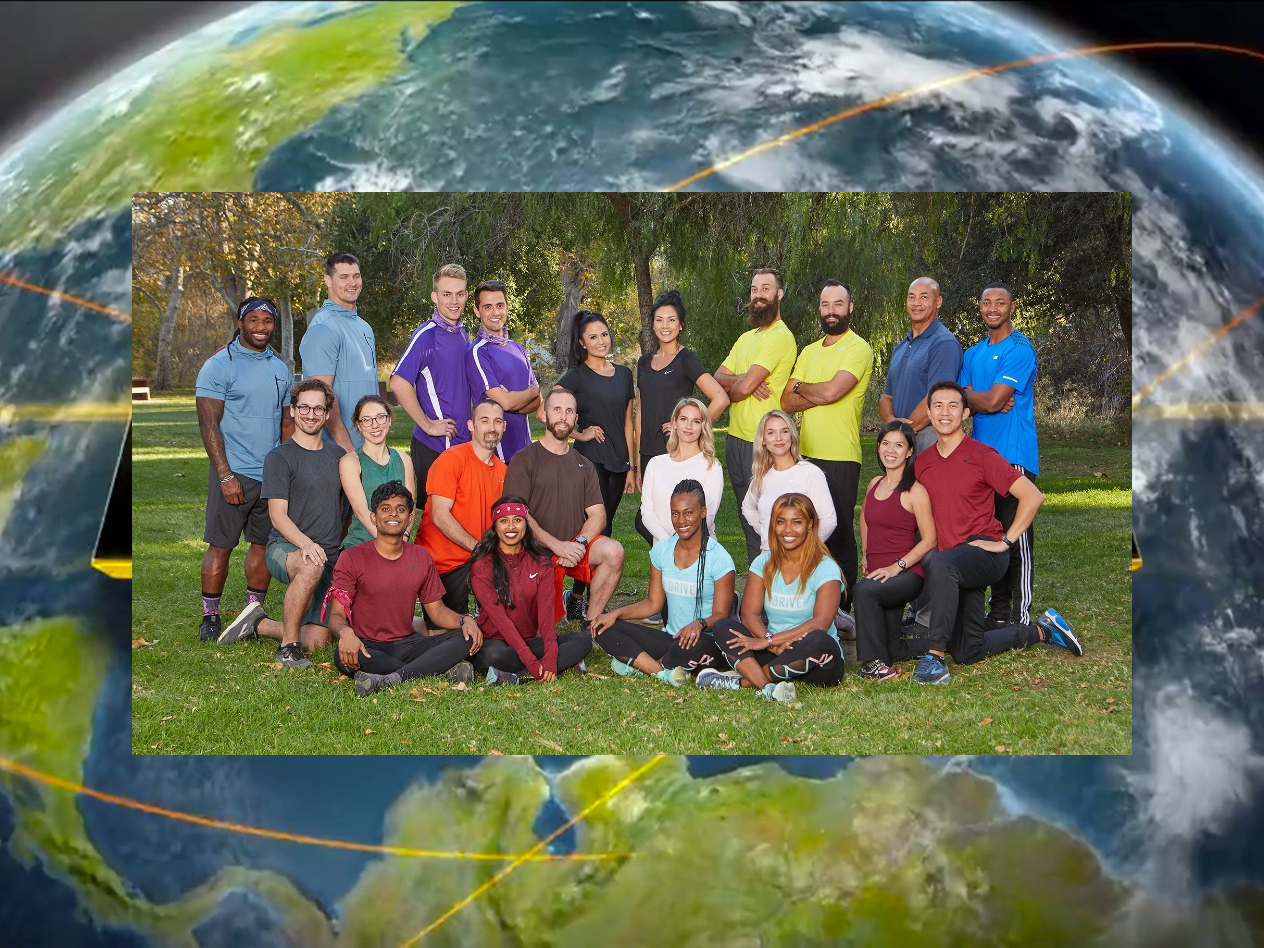 Eleven teams in the cast of season 32 of “The Amazing Race” on CBS, starting October 14, 2020 (courtesy CBS Television).