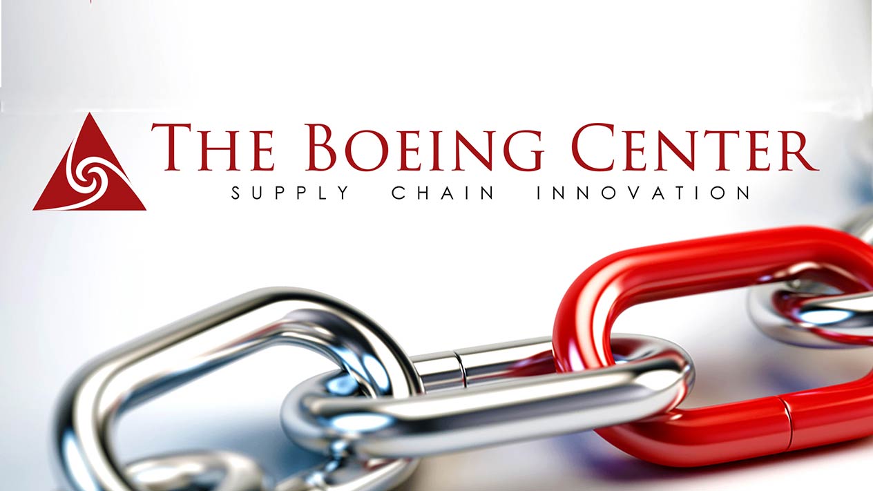 red and white chain Boeing Center for Supply Chain Innovation